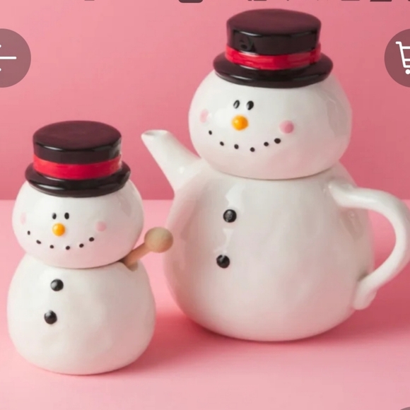 Magenta Home Snowman Honey pot & Teapot Set - Picture 3 of 5